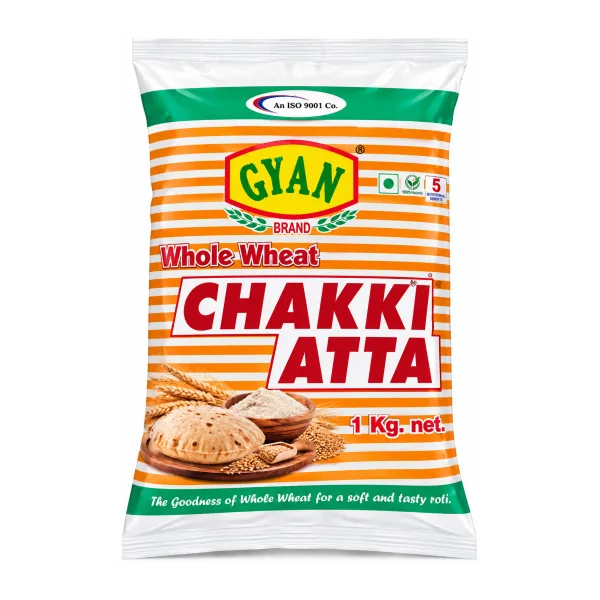 Gyan Whole Wheat Flour (Chakki Atta) 1KG