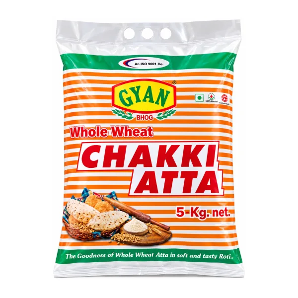 Gyan Whole Wheat Flour (Chakki Atta) 5 KG
